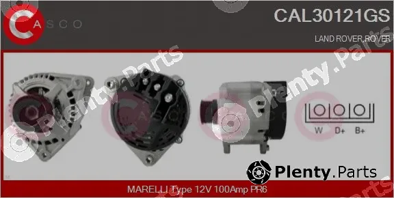 Casco CAL30121GS — Alternator