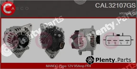 Casco CAL32107GS — Alternator