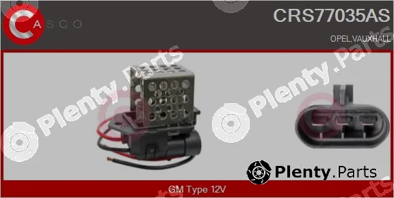 Casco CRS77035AS — Series resistor, electric motor (radiator fan)