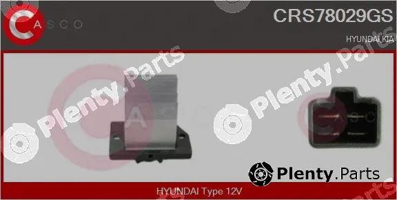 Casco CRS78029GS — Resistor, interior blower
