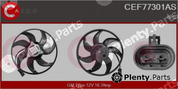 Casco CEF77301AS — Fan, engine cooling