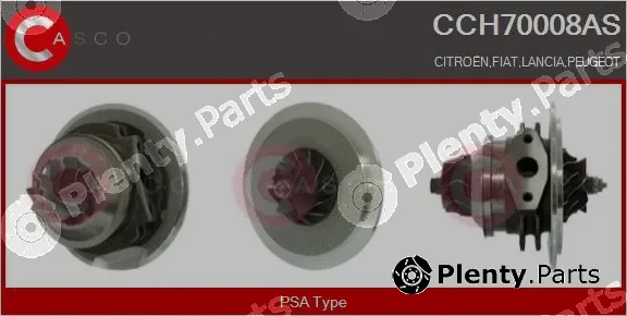 Casco CCH70008AS — Core assembly, turbocharger