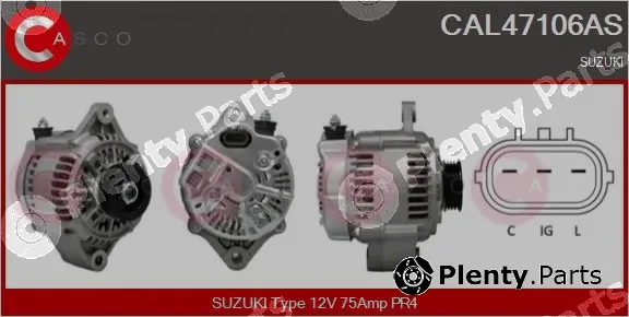 Casco CAL47106AS — Alternator