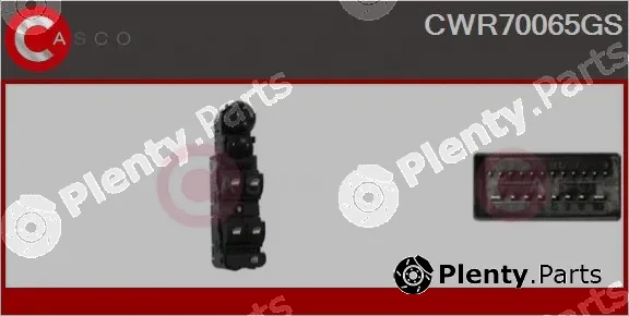 Casco CWR70065GS — Switch, window regulator