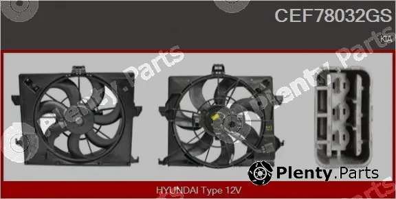 Casco CEF78032GS — Electric Motor, radiator fan