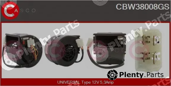 Casco CBW38008GS — Interior Blower