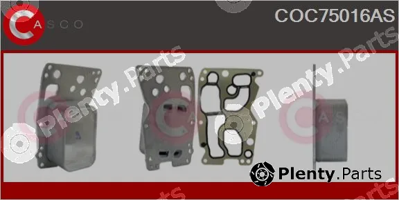 Casco COC75016AS — Oil Cooler, engine oil