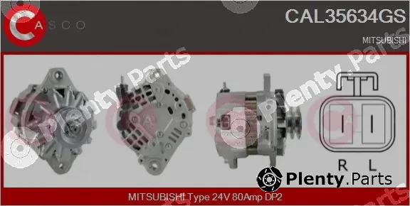 Casco CAL35634GS — Alternator