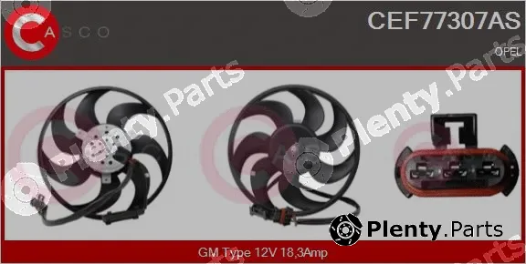 Casco CEF77307AS — Fan, engine cooling