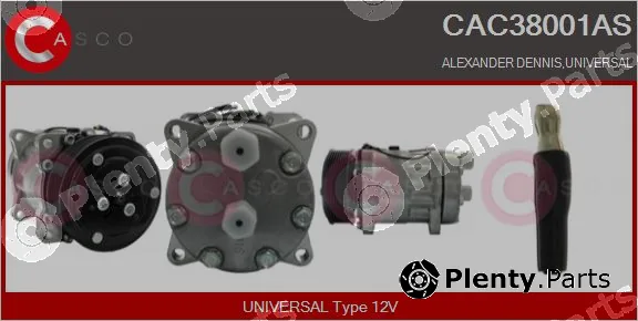 Casco CAC38001AS — Compressor, air conditioning