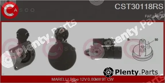 Casco CST30118RS — Starter