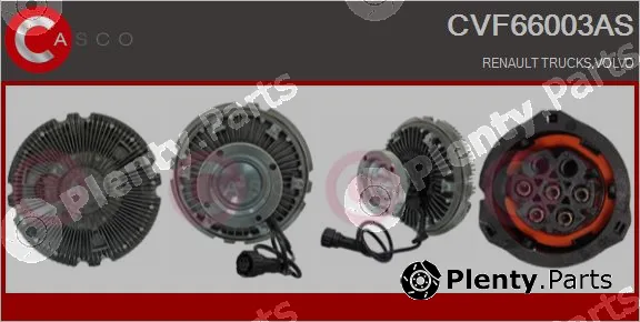 Casco CVF66003AS — Clutch, radiator fan