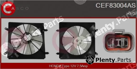 Casco CEF83004AS — Electric Motor, radiator fan