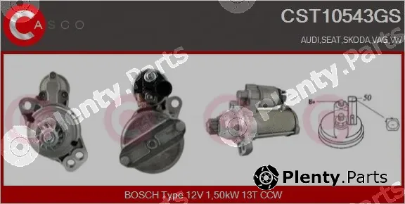 Casco CST10543GS — Starter