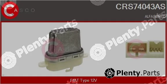 Casco CRS74043AS — Resistor, interior blower