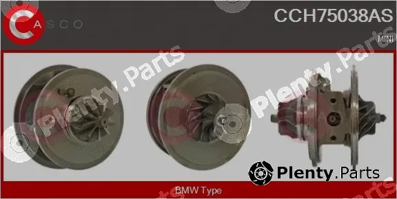 Casco CCH75038AS — Core assembly, turbocharger