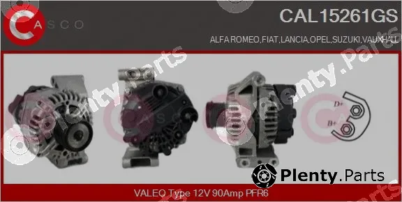 Casco CAL15261GS — Alternator
