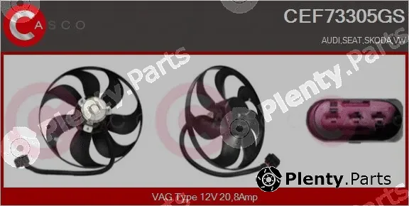 Casco CEF73305GS — Fan, engine cooling