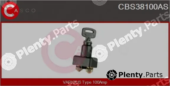 Casco CBS38100AS — Main Switch, battery