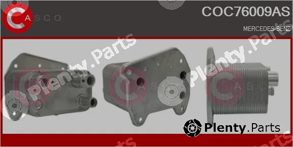 Casco COC76009AS — Oil Cooler, engine oil