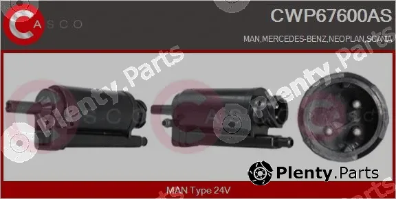 Casco CWP67600AS — Washer Fluid Pump, window cleaning