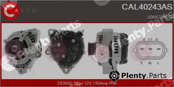 Casco CAL40243AS — Alternator