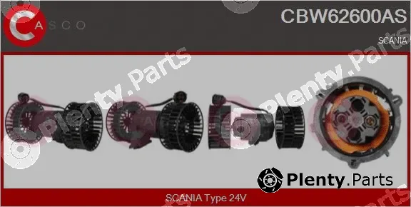 Casco CBW62600AS — Interior Blower