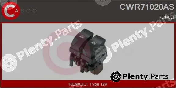Casco CWR71020AS — Switch, window regulator
