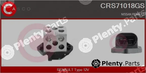 Casco CRS71018GS — Series resistor, electric motor (radiator fan)