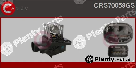 Casco CRS70059GS — Series resistor, electric motor (radiator fan)