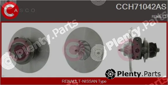 Casco CCH71042AS — Core assembly, turbocharger