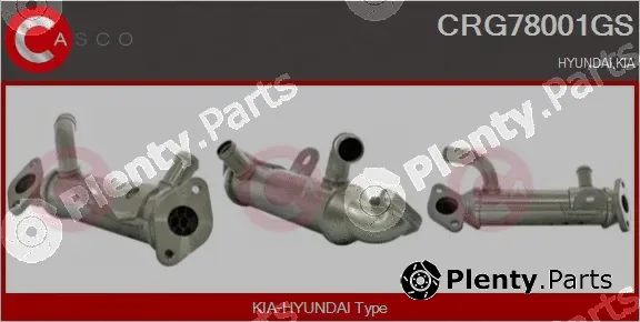 Casco CRG78001GS — Cooler, exhaust gas recirculation