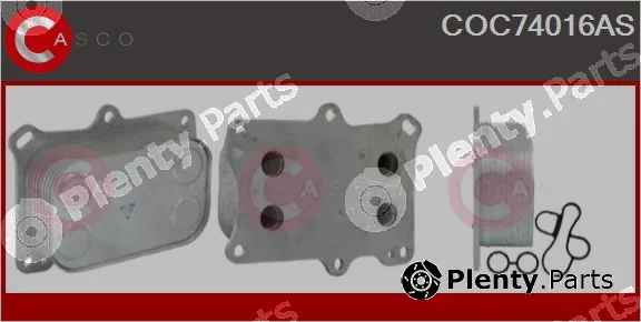 Casco COC74016AS — Oil Cooler, engine oil