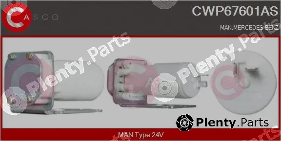 Casco CWP67601AS — Washer Fluid Pump, window cleaning
