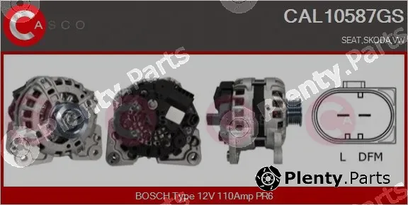 Casco CAL10587GS — Alternator