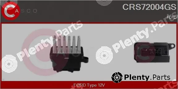 Casco CRS72004GS — Resistor, interior blower