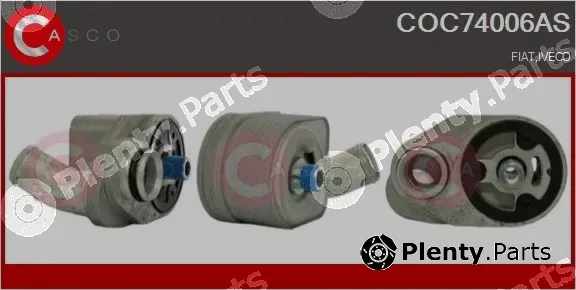 Casco COC74006AS — Oil Cooler, engine oil