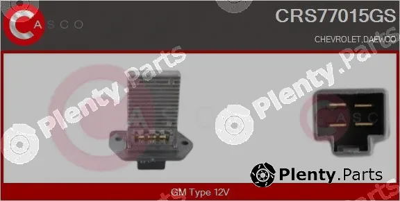 Casco CRS77015GS — Resistor, interior blower