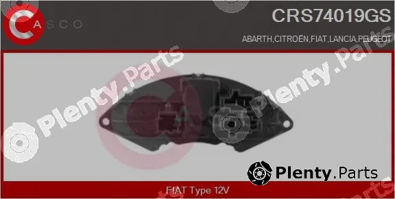 Casco CRS74019GS — Resistor, interior blower