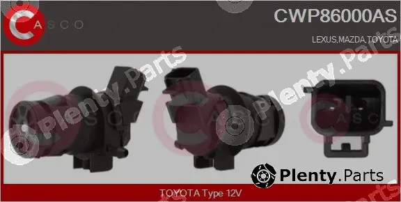 Casco CWP86000AS — Washer Fluid Pump, window cleaning
