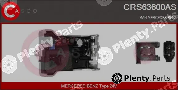 Casco CRS63600AS — Resistor, interior blower