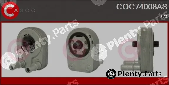 Casco COC74008AS — Oil Cooler, engine oil