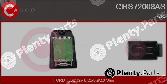 Casco CRS72008AS — Resistor, interior blower