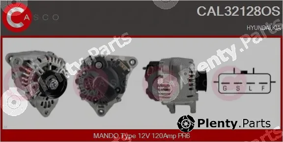Casco CAL32128OS — Alternator