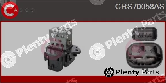Casco CRS70058AS — Series resistor, electric motor (radiator fan)