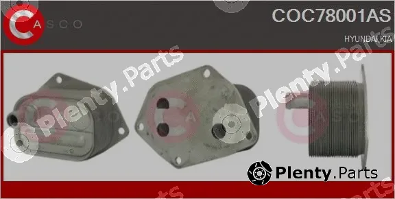Casco COC78001AS — Oil Cooler, engine oil