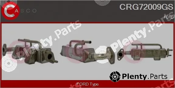 Casco CRG72009GS — Cooler, exhaust gas recirculation