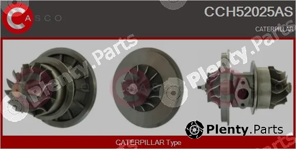Casco CCH52025AS — Core assembly, turbocharger