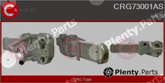 Casco CRG73001AS — Cooler, exhaust gas recirculation
