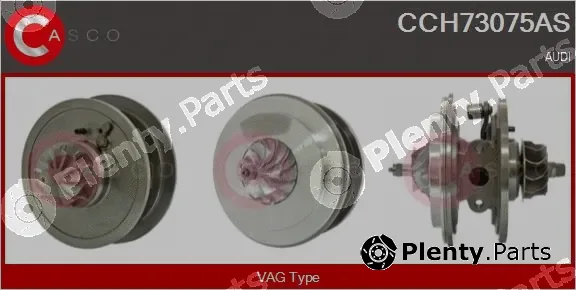 Casco CCH73075AS — Core assembly, turbocharger